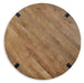 Hanneforth - Brown - Round Cocktail Table - Simple Home Plus