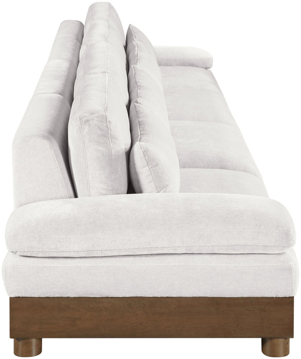 Turin - Chenille Fabric Upholstered Modular Sectional - Cream - Simple Home Plus