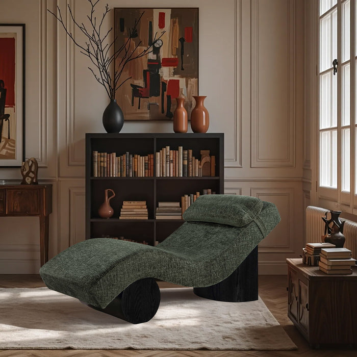 Marcella - Chaise Lounge - Black Base - Simple Home Plus