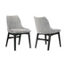 Azalea - Dining Side Chairs (Set of 2) - Gray / Black - Simple Home Plus