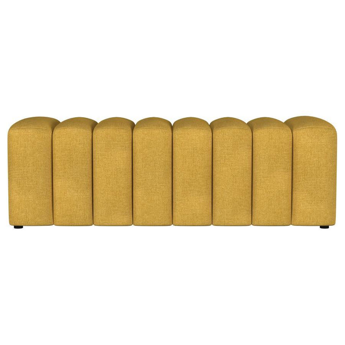 Summer - Fabric Upholstered Tufted Accent Bench - Simple Home Plus