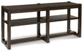 Breckington - Dark Brown - Sofa Table - Simple Home Plus