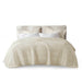 Full/Queen Reversible Tencel Comforter Blanket - Ivory - Simple Home Plus