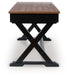 Wildenauer - Brown / Black - Home Office Desk - Simple Home Plus