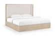 Tiberio - Textured Fabric Bed - Simple Home Plus