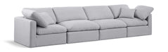 Indulge - Linen 4 Seat Modular Sofa - Simple Home Plus