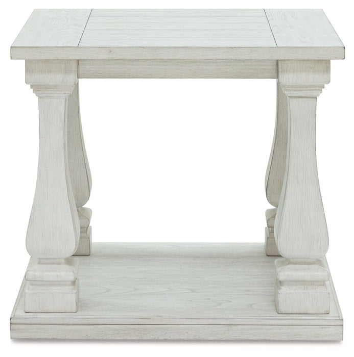 Arlendyne - Antique White - Rectangular End Table - Simple Home Plus