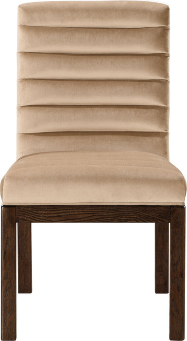 Evelyn - Dining Chair With Brown Legs - Simple Home Plus