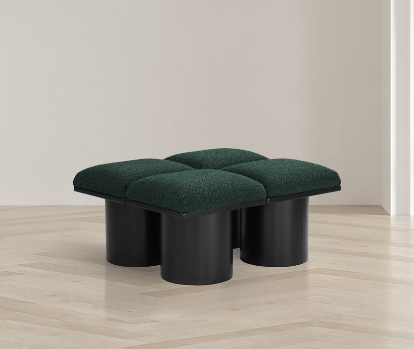 Pavilion - 4 Piece Modular Bench With Black Base - Simple Home Plus