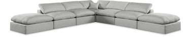 Comfy - 7 Piece Linen Modular Corner Sectional - Simple Home Plus