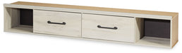 Cambeck - Q/K Side Storage w/Rail - Whitewash - Simple Home Plus