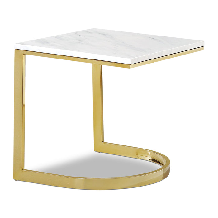 London - End Table - Gold - Simple Home Plus