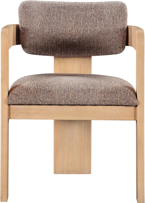 Sacha - Linen Dining Chair With Natural Base (Set of 2) - Simple Home Plus