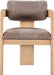 Sacha - Linen Dining Chair With Natural Base (Set of 2) - Simple Home Plus