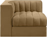 Rummi - Velvet Performance Fabric Upholstered Modular Corner Chair - Simple Home Plus