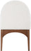 Waldorf - Boucle Dining Arm Chair With Brown Legs - Simple Home Plus