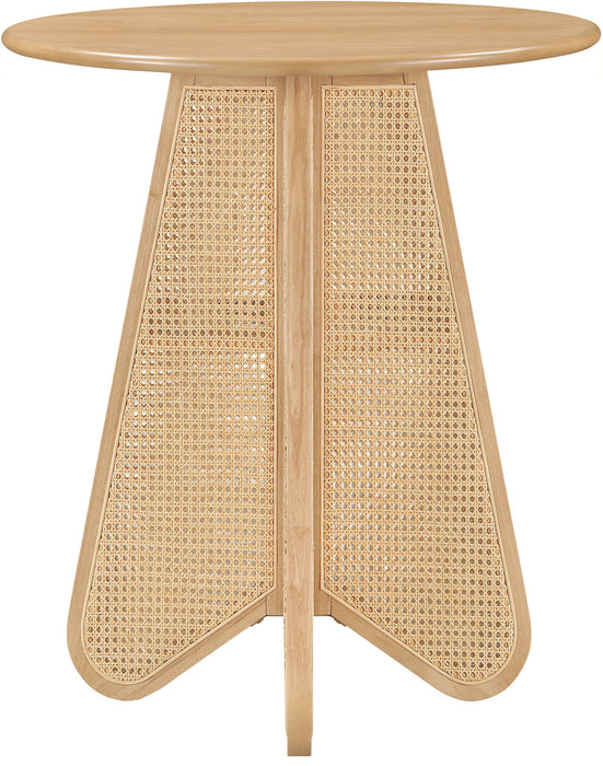 Butterfly - Solid Wood And Natural Cane Table With Natural Top - Simple Home Plus