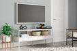 Deznee - White - Large TV Stand - Simple Home Plus