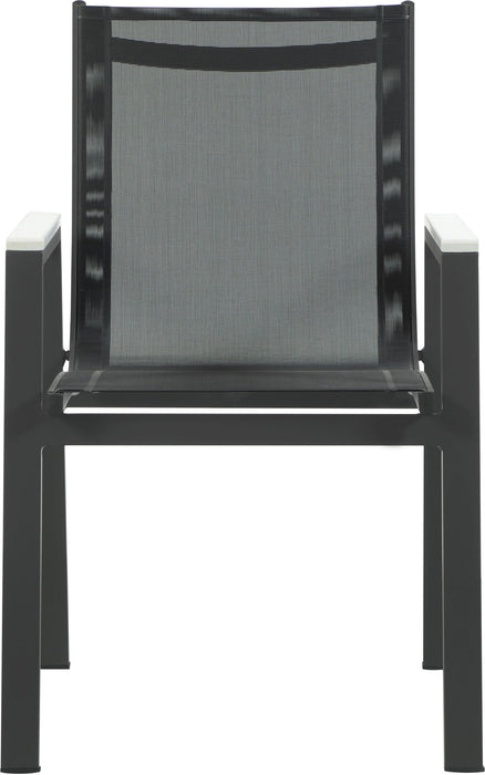 Nizuc - Outdoor Patio Dining Arm Chair With Gray Frame (Set of 2) - Simple Home Plus