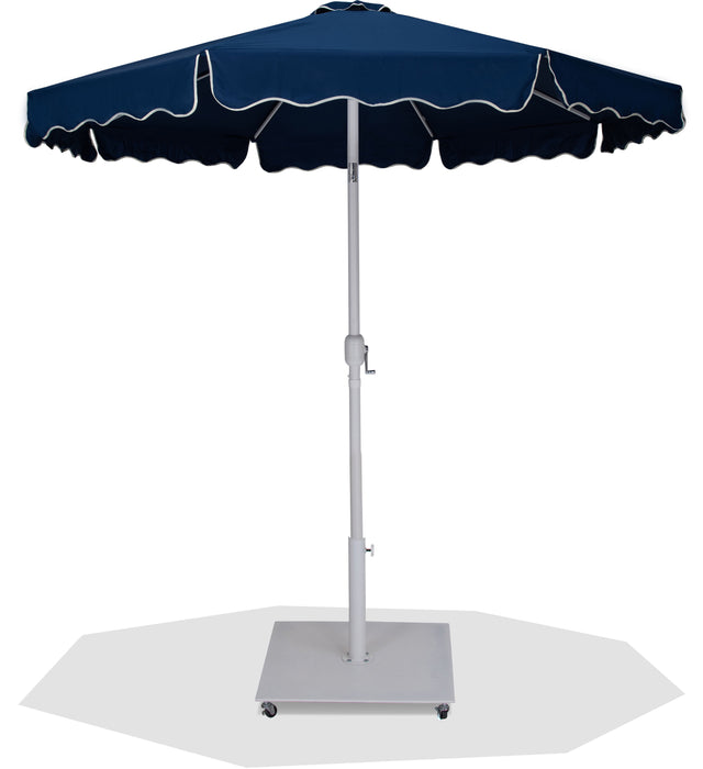 Amalfi - Aluminum Patio Umbrella - White Base / White Pole - Simple Home Plus