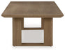 Serene Bay - Dark Brown - Rectangular Cocktail Table - Simple Home Plus