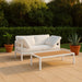 Nizuc - Outdoor Patio 2 Seat Modular Sofa With White Frame - Simple Home Plus