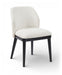 Valeo - Linen Textured Fabric Upholstered Dining Chair (Set of 2) - Painted Black Base - Simple Home Plus