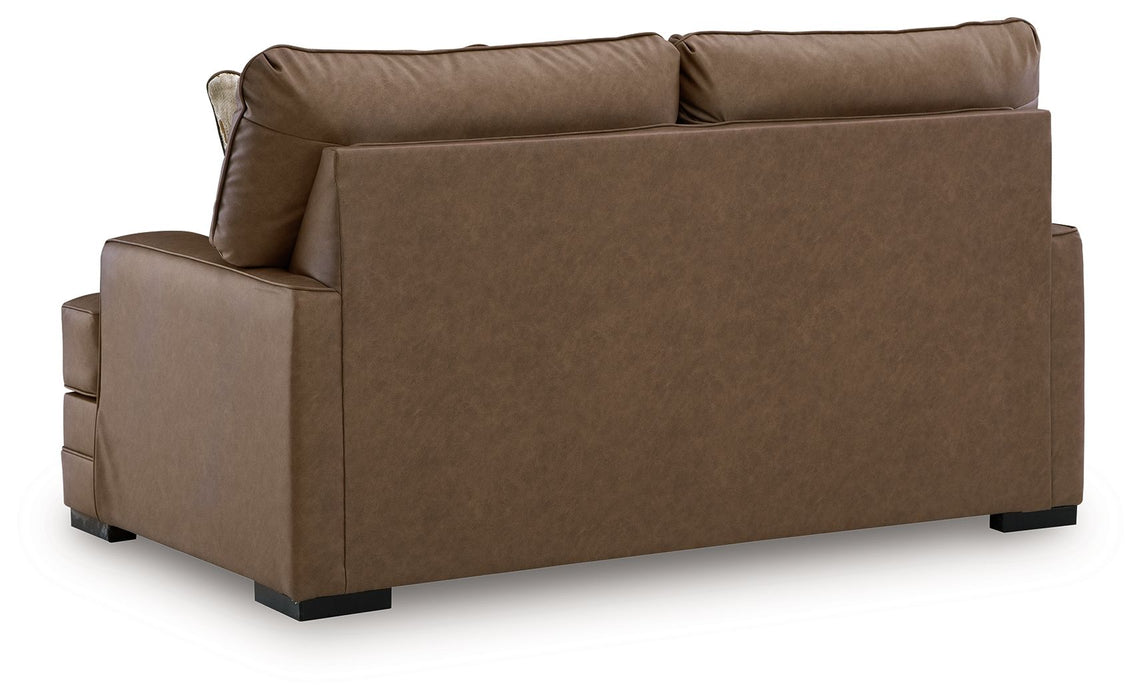 VillaCourt - Caramel - Loveseat - Simple Home Plus