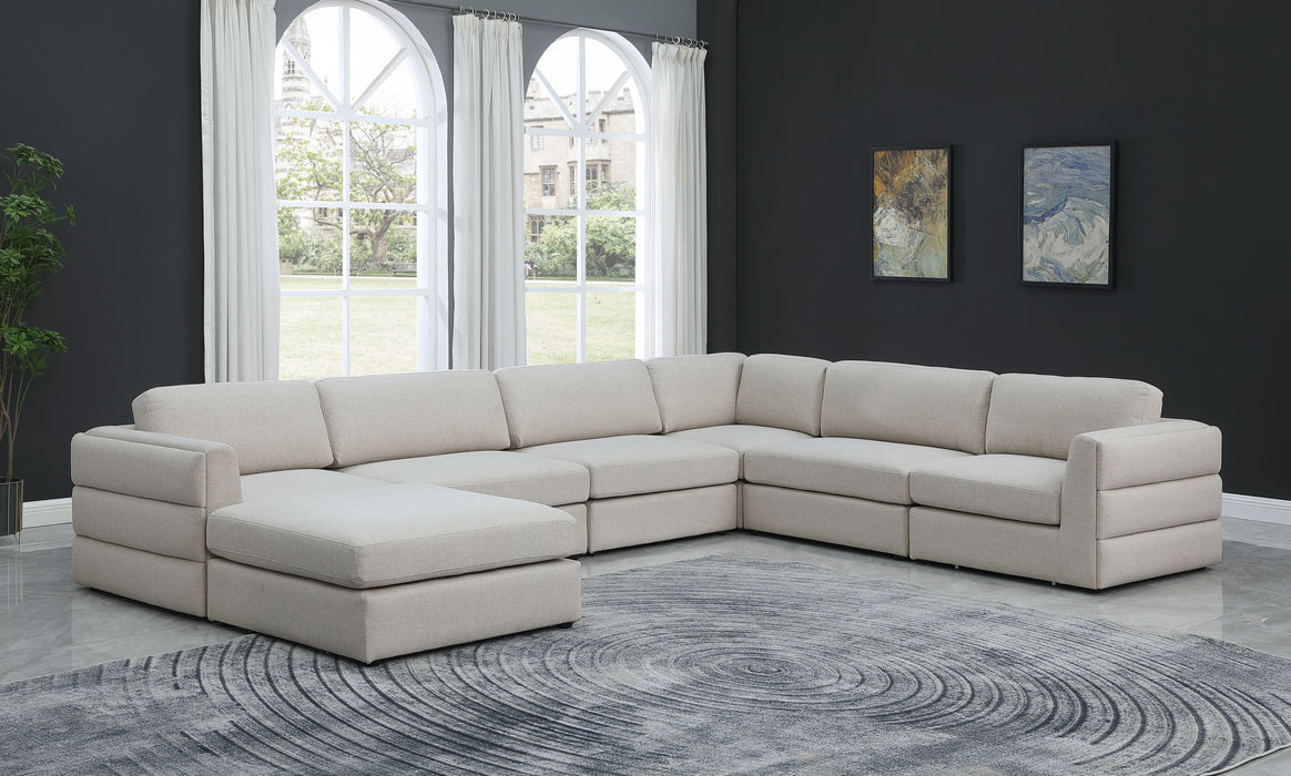 Beckham - 7 Piece Modular Sectional With Chaise - Simple Home Plus