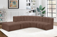 Arc - Faux Leather 5 Piece Corner Modular Sofa - Simple Home Plus