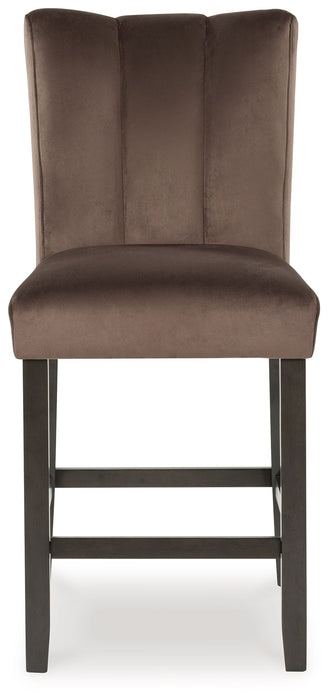 Jeshina - Mocha - Upholstered Barstool (Set of 2) - Simple Home Plus