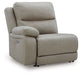 Narwhal Place - LAF Zero Wall Power Recliner - Pebble - Simple Home Plus