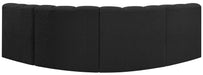 Arc - Boucle Fabric 4 Piece Corner Modular Sofa - Simple Home Plus