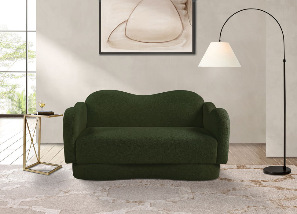 Bloom - Teddy Fabric Loveseat - Simple Home Plus