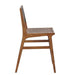 Oslo - Faux Leather Woven Counter Stool 24"H - Brown - Simple Home Plus