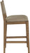 Avon - Linen Textured Performance Fabric Counter Stool - Simple Home Plus