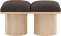 Pavilion - 2 Piece Modular Bench With Natural Base - Simple Home Plus