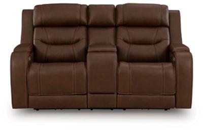 Knightington - Power Reclining Loveseat With Audio Seating - Simple Home Plus