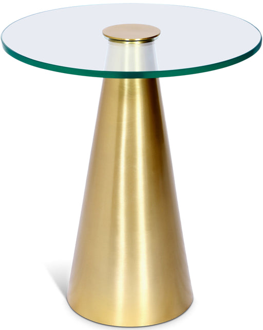 Glassimo - End Table - Gold - Simple Home Plus
