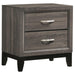 Watson - 2-Drawer Nightstand - Gray Oak - Simple Home Plus