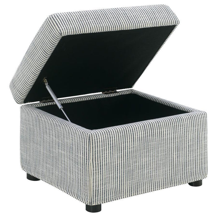 Winter - Upholstered Hydraulic Lift Top Storage Ottoman - Simple Home Plus