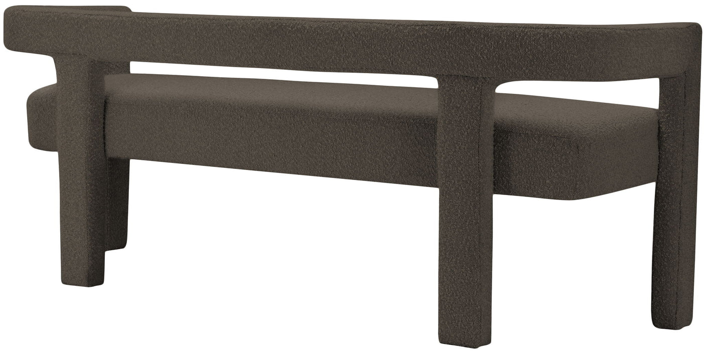 Athena - Boucle Fabric Bench - Simple Home Plus