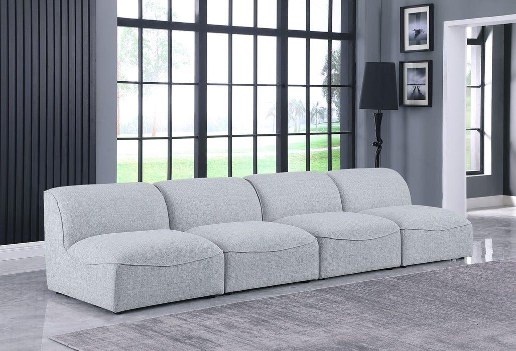 Miramar - 4 Seat Armless Modular Sofa - Simple Home Plus