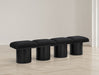 Pavilion - 4 Piece Modular Bench With Black Base - Simple Home Plus