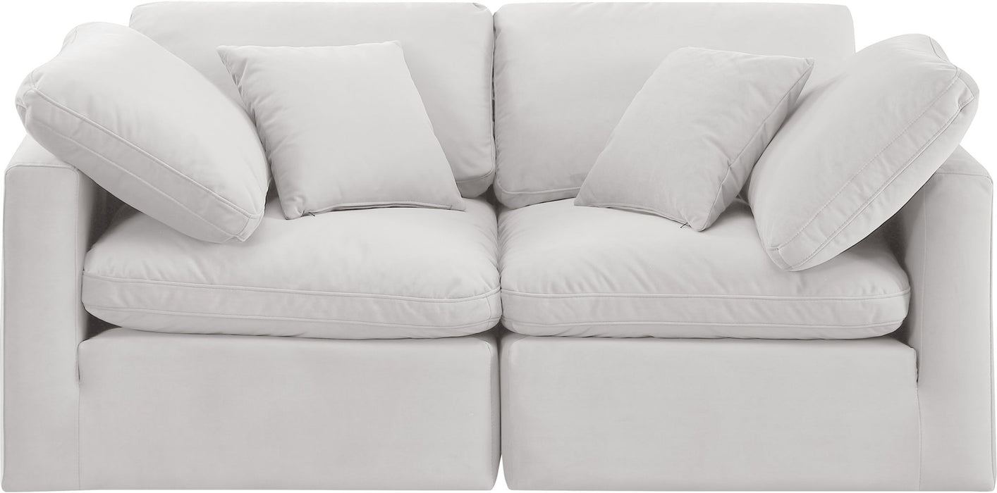 Indulge - Velvet 2 Seat Modular Sofa - Simple Home Plus