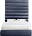 Adam - Chenille Fabric Bed With 89" Headboard - Simple Home Plus