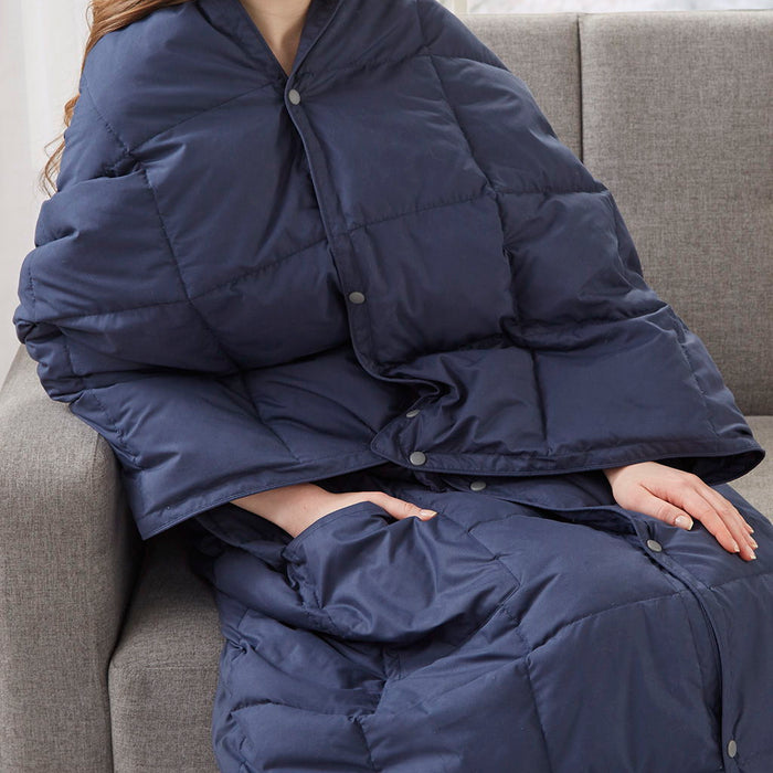 Hadly - Wearable Throw - Indigo - Simple Home Plus
