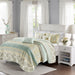 Willa - King 6 Piece Reversible Coverlet Set - Green - Simple Home Plus