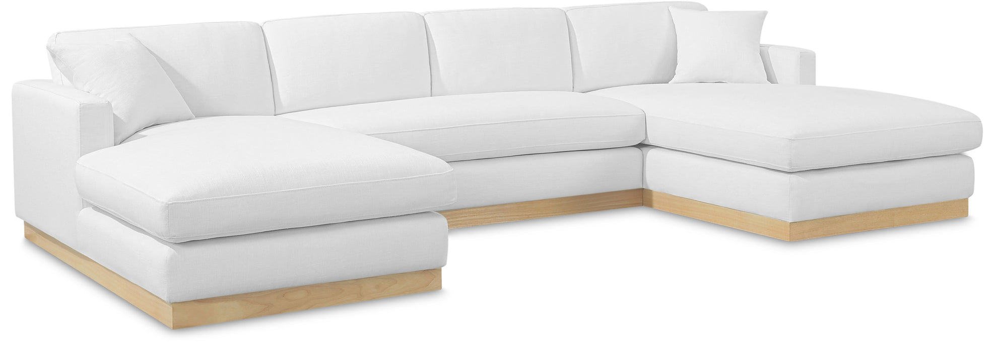 Johanna - 3 Piece Sectional - Natural Base - Simple Home Plus