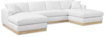 Johanna - 3 Piece Sectional - Natural Base - Simple Home Plus
